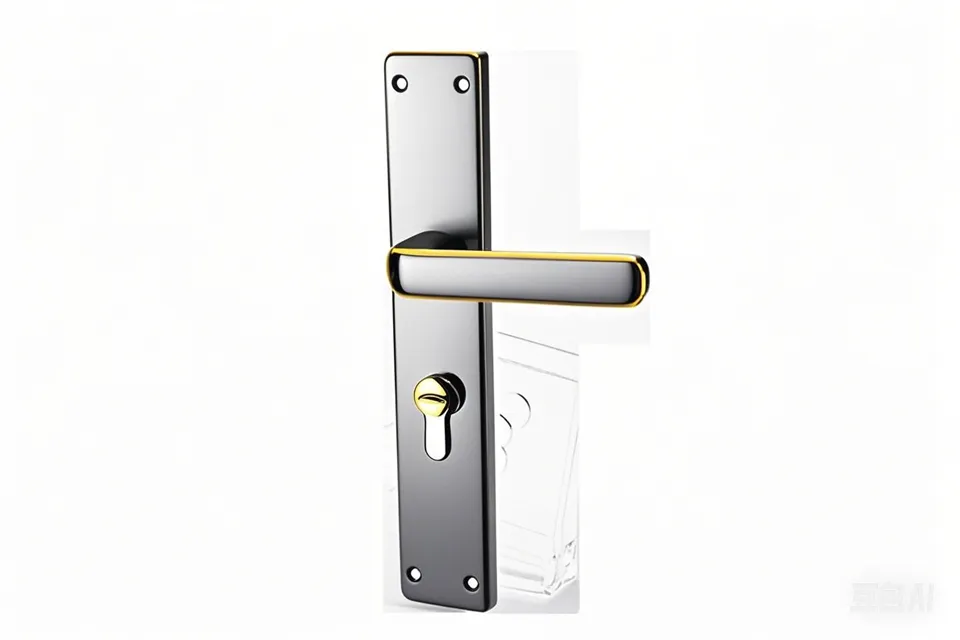 Polished Brass Entry Door Handleset